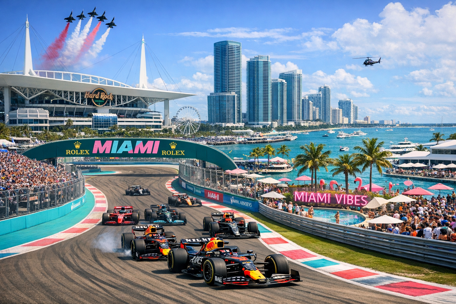 F1 racing Miami