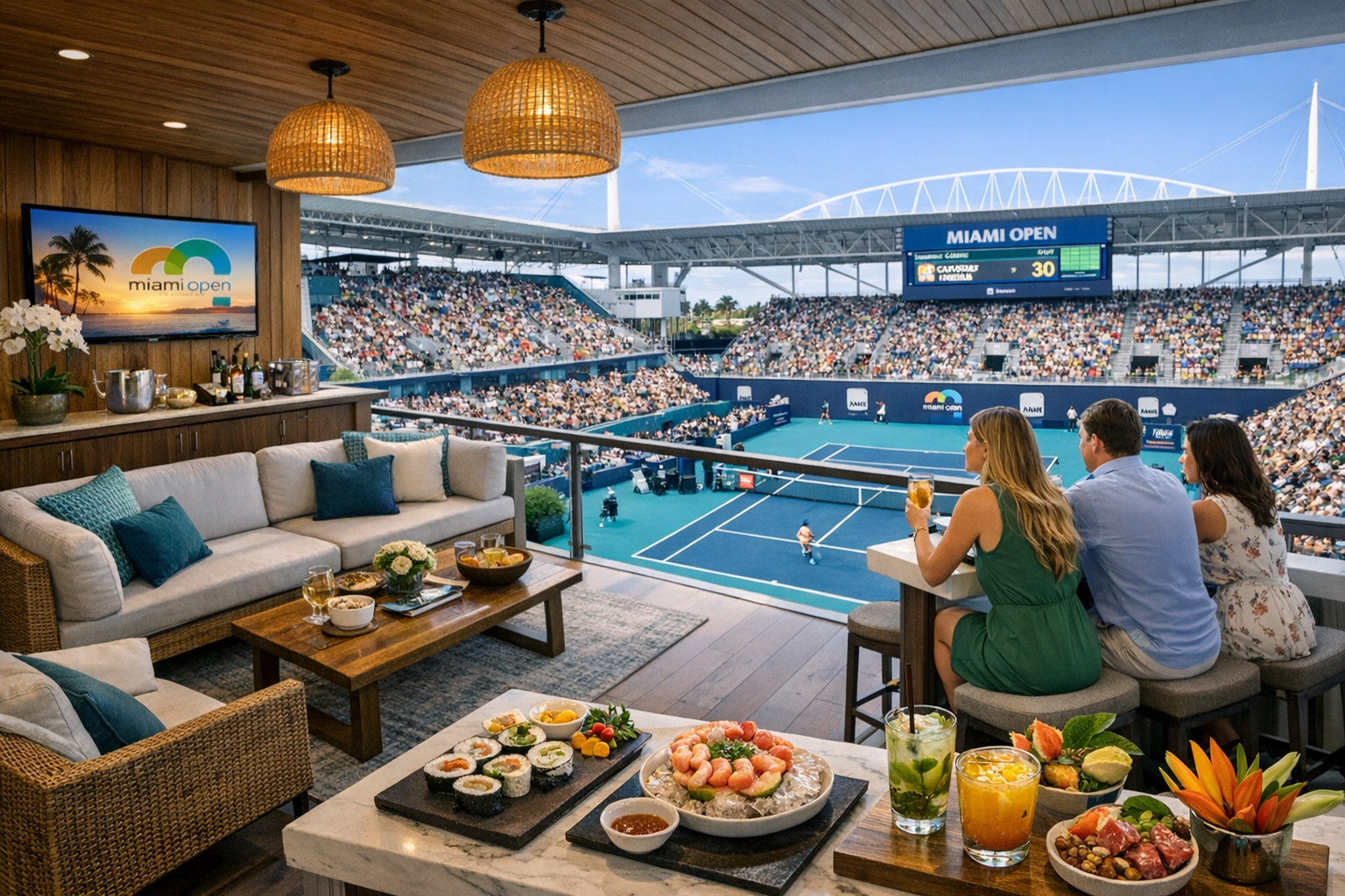 Miami Open Tennis luxury suites